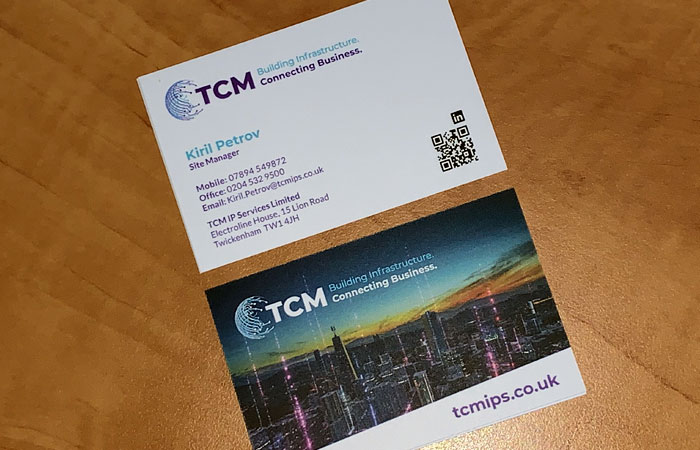 tcm ip services business cards