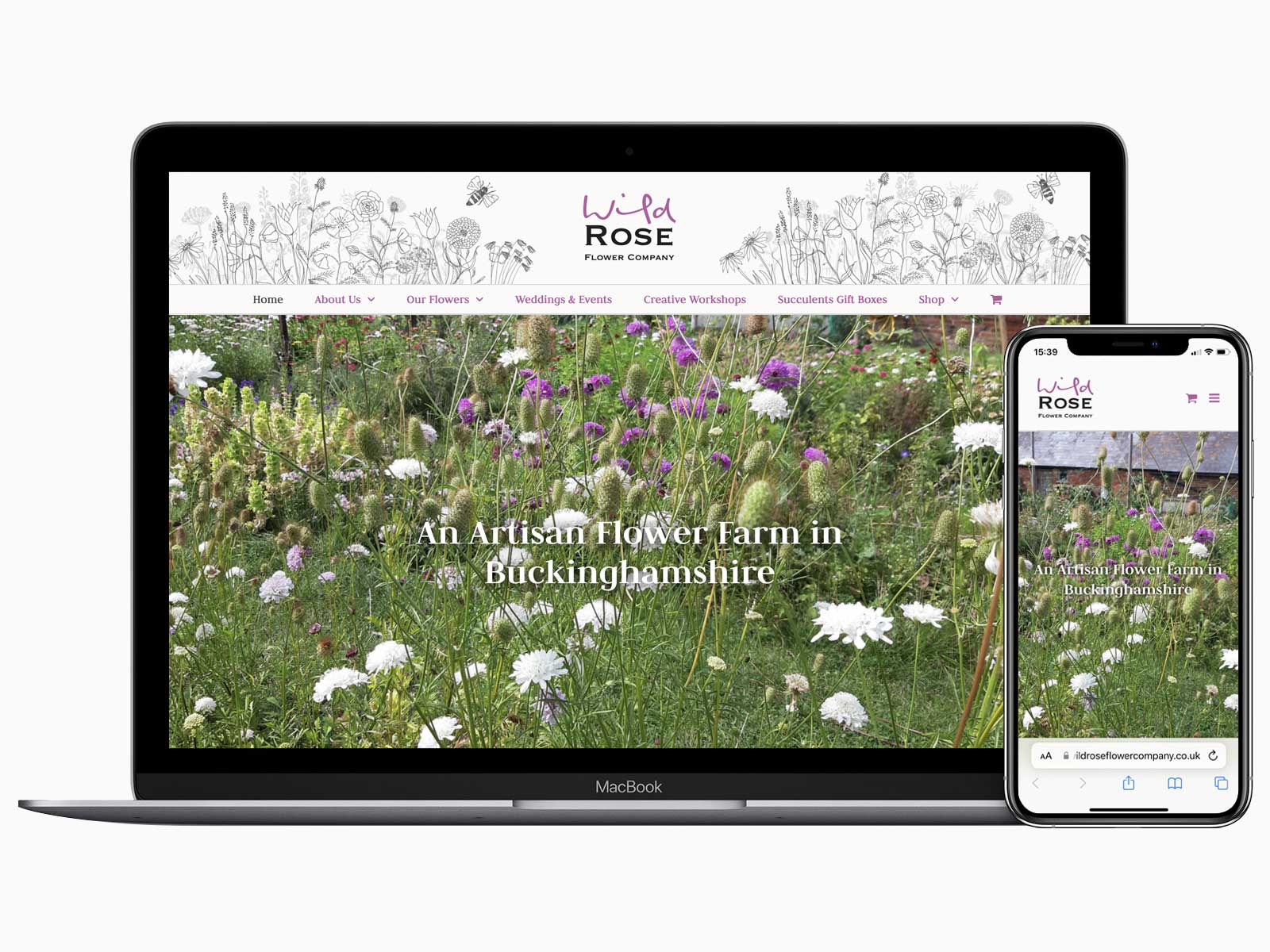 wildroseflowercompany.co.uk